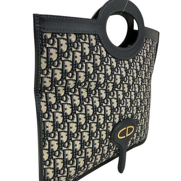 Christian Dior Oblique Fold Over Clutch - Picture 5 of 12